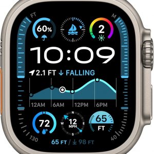 Apple Watch Ultra 2 (49 mm, GPS + Cellular) con caja de titanio natural